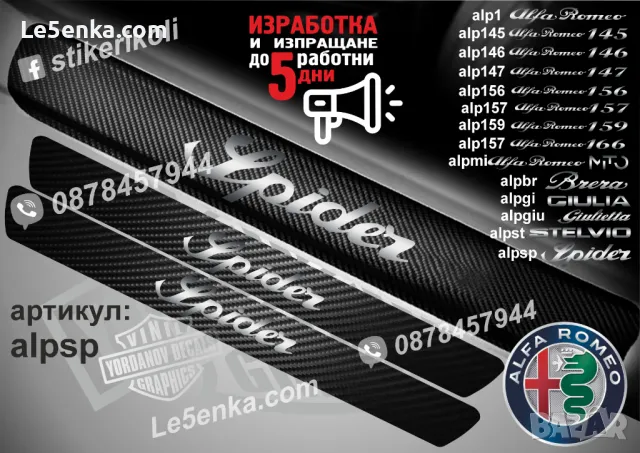 ПРАГОВЕ карбон Alfa Romeo TONALE фолио стикери alpt, снимка 14 - Аксесоари и консумативи - 44167393
