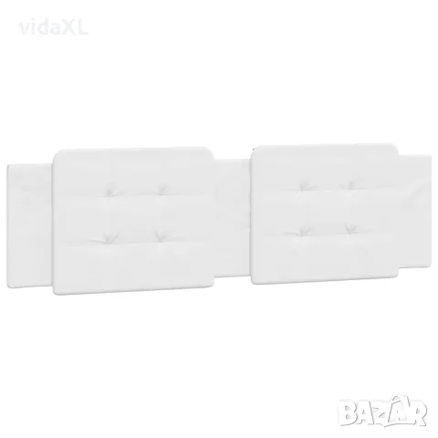 vidaXL Рамка за легло без матрак Zadar, бяла, 180x200 см, изкуствена кожа, снимка 8 - Спални и легла - 56146794