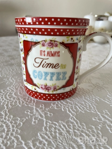 чаша за кафе/чай, с капак, нова