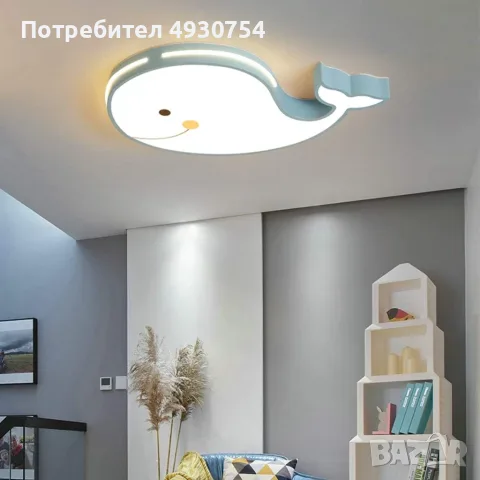 ТАВАННА ЛАМПА ЗА ДЕТСКА СТАЯ – ДИМИРУЕМА С ДИСТАНЦИОННО
