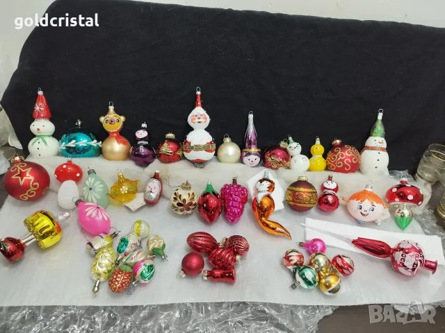 Стъклени играчки за елха връх връх, снимка 9 - Антикварни и старинни предмети - 36241624