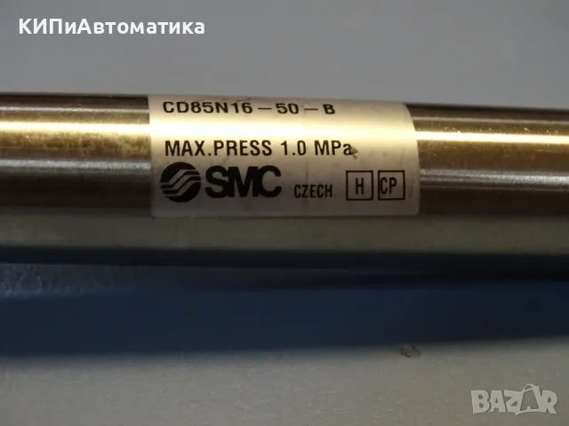 Пневматичен цилиндър SMC CD85N16-50-B standards-based cylinder, снимка 4 - Резервни части за машини - 47673773