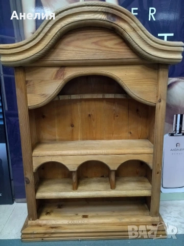Етажерка за стена от скандинавски бор, снимка 2 - Декорация за дома - 53279431