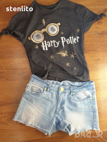 Блузка Primark с Harry Potter за 7-8 год., снимка 3 - Детски тениски и потници - 29696094