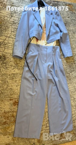 Спорно елегантен костюм QUZU, снимка 5 - Костюми - 51243032