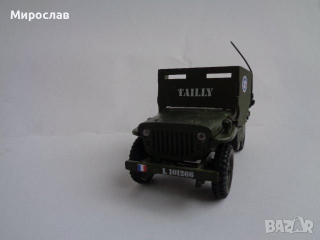  VICTORIA 1/43 JEEP WILLYS ИГРАЧКА КОЛИЧКА ВОЕНЕН МОДЕЛ ДЖИП, снимка 2 - Колекции - 44349883