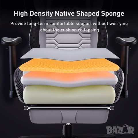 Геймърски стол / офис стол  AF083GPJA, снимка 7 - Столове - 42086672