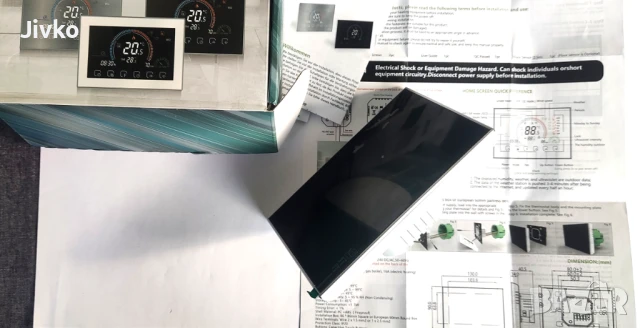 Смарт термостат MOES BHT-8000, снимка 5 - Друга електроника - 51120292