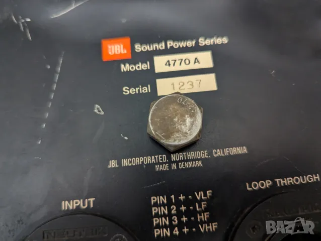 Панели с конектори за JBL 4770A, снимка 6 - Други - 49689894
