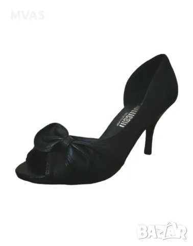 Нови официални черни обувки на среден ток 37 размер, снимка 2 - Дамски елегантни обувки - 50377416