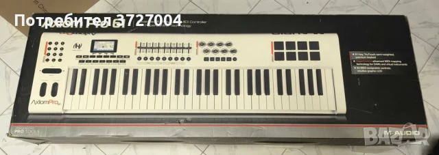 Midi клавиатура AXIOM PRO 61, снимка 2 - Синтезатори - 53922078