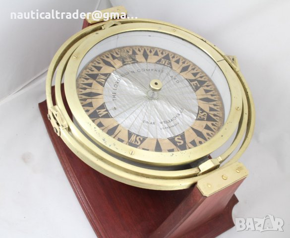 106 Магнитен пътеви корабен компас  /Сух компас/, снимка 3 - Антикварни и старинни предмети - 32002552