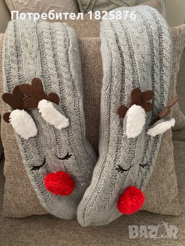 Дамски топли терлици, снимка 3 - Дамски чорапи - 36682463