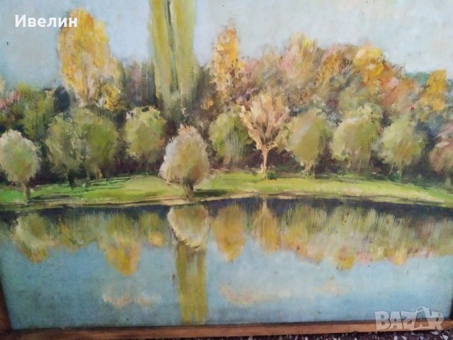 стара картина-пейзаж, снимка 5 - Картини - 29145249