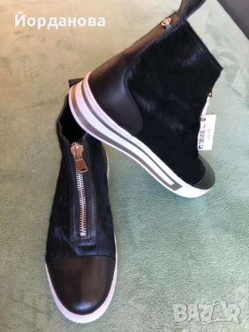 DIESEL боти естествен косъм #38-39, снимка 13 - Кецове - 34229561