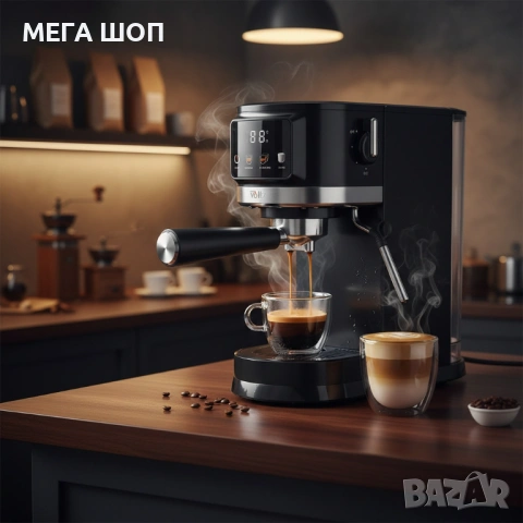 Еспресо машина Oliver Voltz OV51171O, 1575 W, 20 бара, Крема диск, LED дисплей, снимка 2 - Кафемашини - 53879448