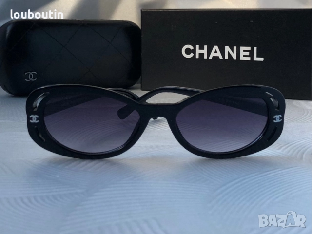 Дамски слънчеви очила елипса овални черно, снимка 4 - Слънчеви и диоптрични очила - 51703843