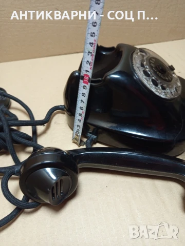 Соц Стар Бакелинен Стационарен Телефон., снимка 12 - Антикварни и старинни предмети - 50489105