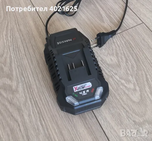 Нови Зарядно 4.5Ah и Батерия Parkside 2Ah - 75лв
