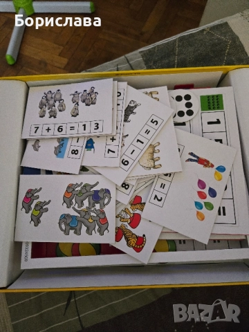 Забавна игра за смятане +подарък, снимка 3 - Образователни игри - 51455639