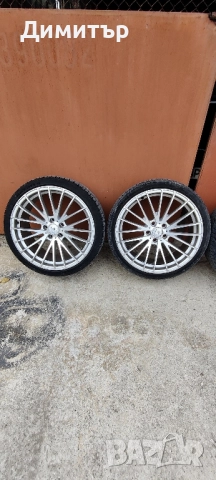 Джанти с гуми за Фолксваген 19 5Х112, снимка 3 - Гуми и джанти - 52096326