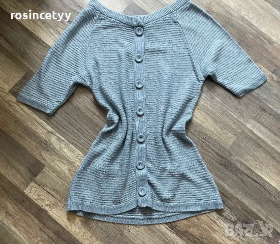 сива жилетка, снимка 4 - Жилетки - 24117442