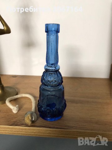 Стъклена газова лампа, снимка 2 - Настолни лампи - 44246148