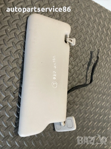 Ляв слънчев визьор за Volvo C70 2.4 Бензин (2008) 1385349, снимка 2 - Части - 54021289