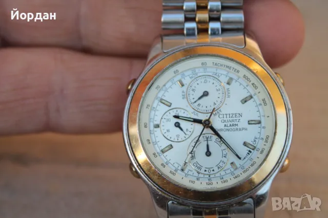 Японски часовник ''Citizen'' хронограф, снимка 2 - Мъжки - 48942486