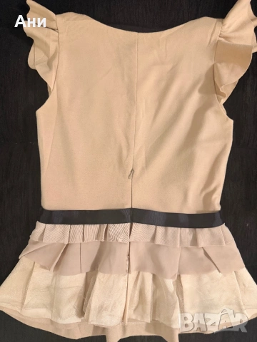 Бежов топ AVIN, снимка 2 - Корсети, бюстиета, топове - 53058509