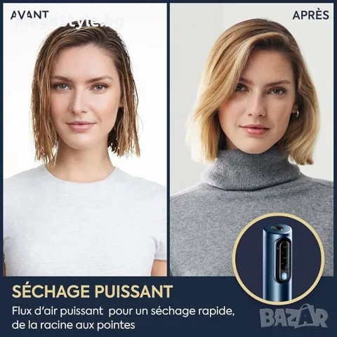 Сешоар и преса за изправянеBaByliss Air Wand,всичко в едно,за мокра или суха коса, против накъдряне, снимка 7 - Сешоари - 55823273