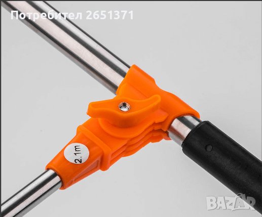 Телескопична стойка за въдица, 2.10 м., снимка 2 - Такъми - 38357601