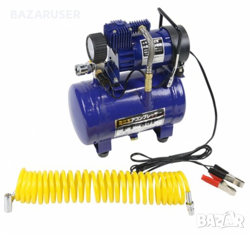 Нов Компресор за Въздух с Резервоар 2 л.  12V    -  120.20 лв., снимка 3 - Аксесоари и консумативи - 29568874