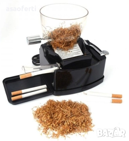 💨 Професионална Електрическа Машинка за Цигари с Бункер – Висока Производителност и Качество