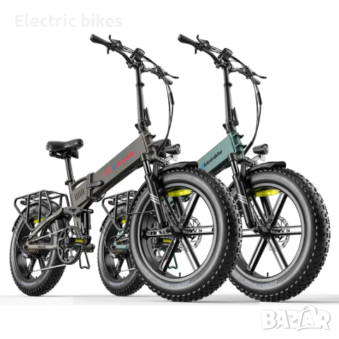 Сгъваем електрически велосипед Eletronbike OD20 – 500W, 48V, до 100 км пробег, снимка 12 - Велосипеди - 54136499