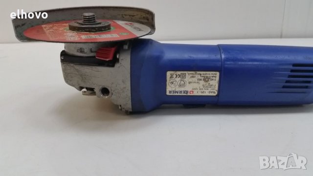 Ъглошлайф Berner BAG 125 1, снимка 2 - Други инструменти - 31404747