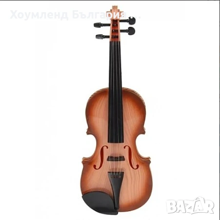 Детска цигулка с лък 4 метални струни, снимка 5 - Музикални играчки - 54353828