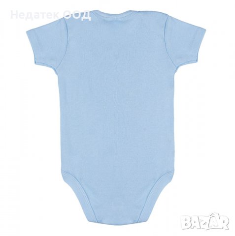 Памучно бебешко боди Hugs+sleep, За момче, 12 - 18 месеца, Синьо, снимка 3 - Други - 39708864