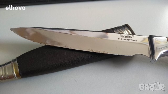 Нож Linder Solingen Germany, снимка 3 - Ловно оръжие - 39528391