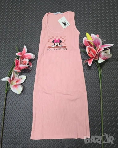 рокля рипс louis vuitton , снимка 3 - Рокли - 51146864