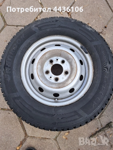 2бр зимни гуми с джанти за кемпер бус 