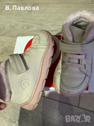 Детски зимни обувки естествена кожа, 23 номер, снимка 2 - Детски боти и ботуши - 53062667