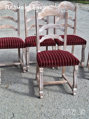 Комплект от 6 стола масив