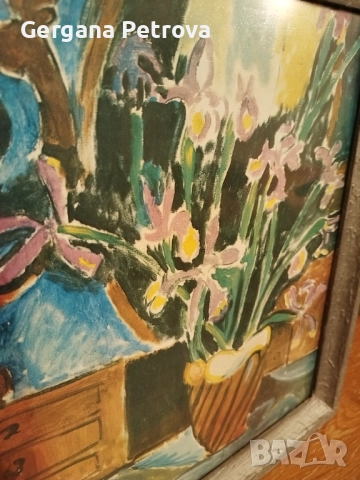 Картина акварел Ириси, снимка 4 - Картини - 52254533