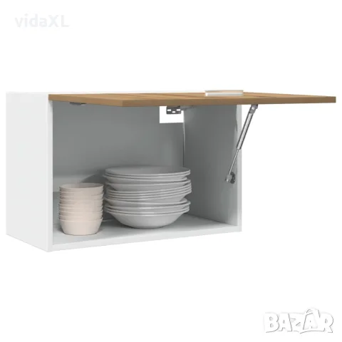 vidaXL Висящ шкаф "Lyon", дъб Artisan, 60x31x40 см, инженерно дърво, снимка 2 - Шкафове - 56148237