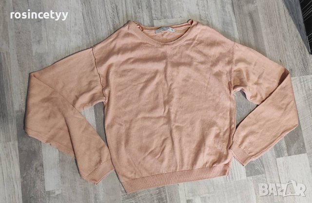 Къса розова блузка , снимка 5 - Блузи с дълъг ръкав и пуловери - 37416645