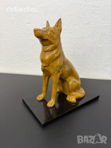 Стара метална фкулптура / фигура на куче. №7408