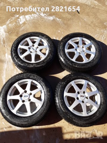 Зимни гуми  DUNLOP 4бр 195/65 R15 с лети джанти., снимка 9 - Гуми и джанти - 30204644