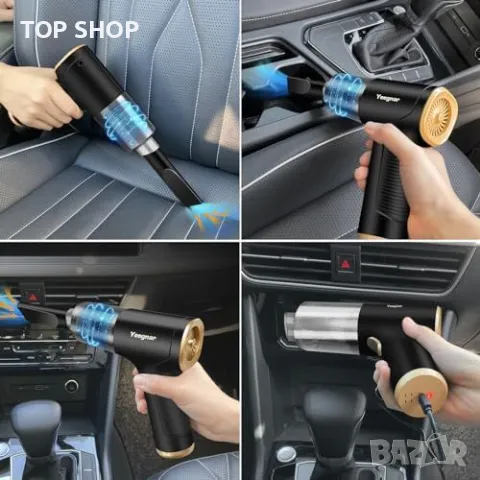 Нов Мини Ръчен Вакуум 6000PA - Безжичен, с HEPA Филтър, За Всеки Дом, снимка 5 - Друга електроника - 49426073