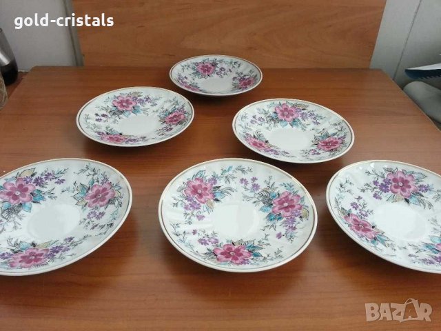 Руски порцеланов сервиз за чай ЛФЗ, снимка 9 - Антикварни и старинни предмети - 30592543